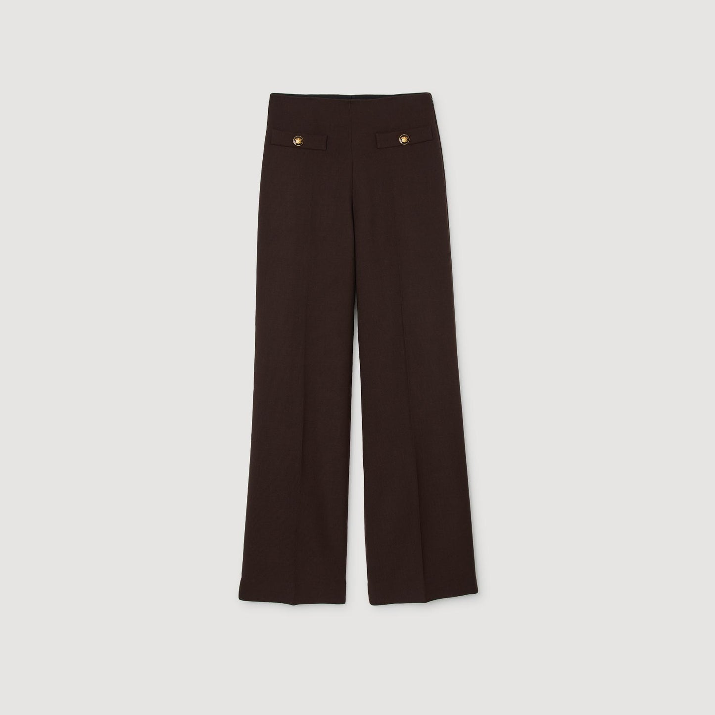 Stephen Flared Trousers Brown