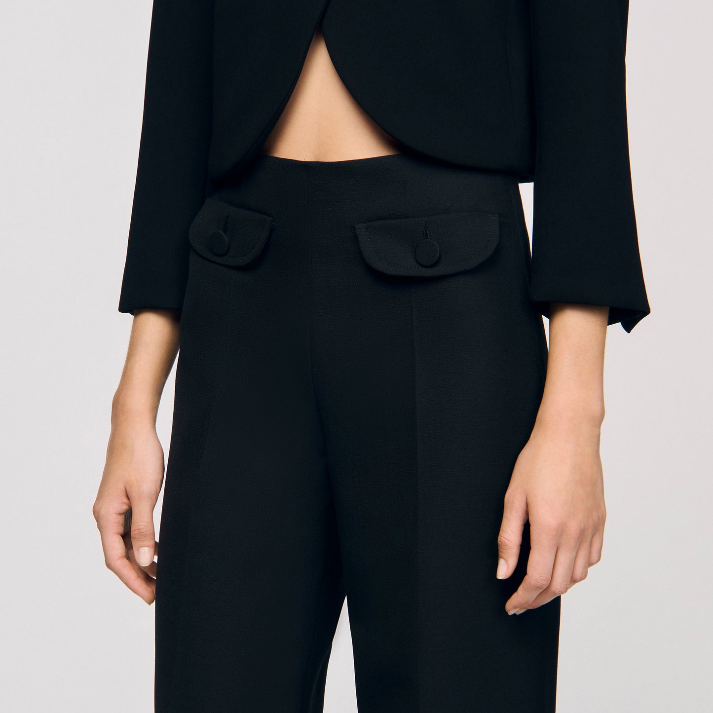 Monceau Pocketed trousers Black