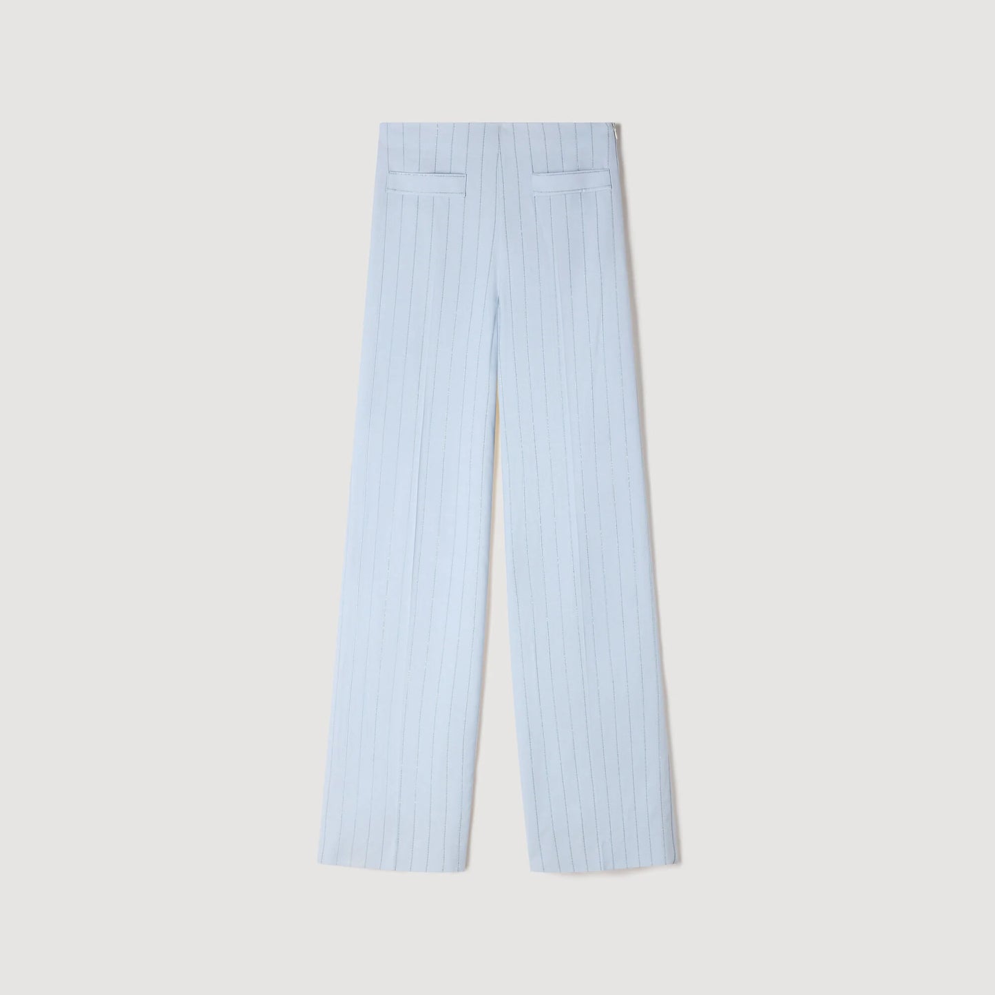 Concorde Striped Sequin Trousers Sky Blue