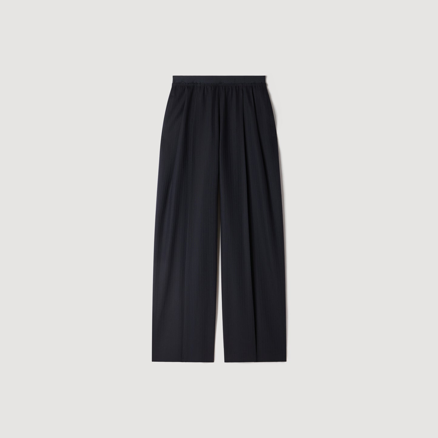 Solmarin Striped wool trousers Navy Blue