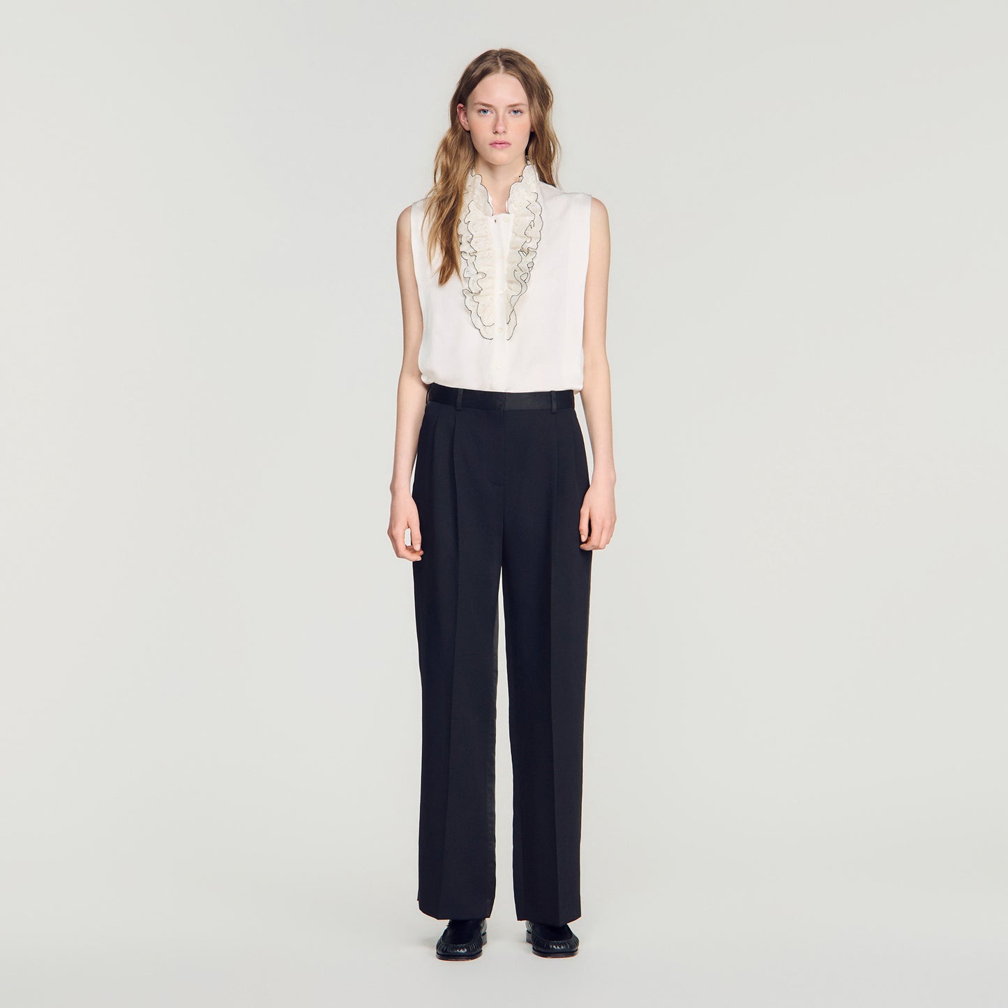 Azafrona Straight Leg Jeans Black