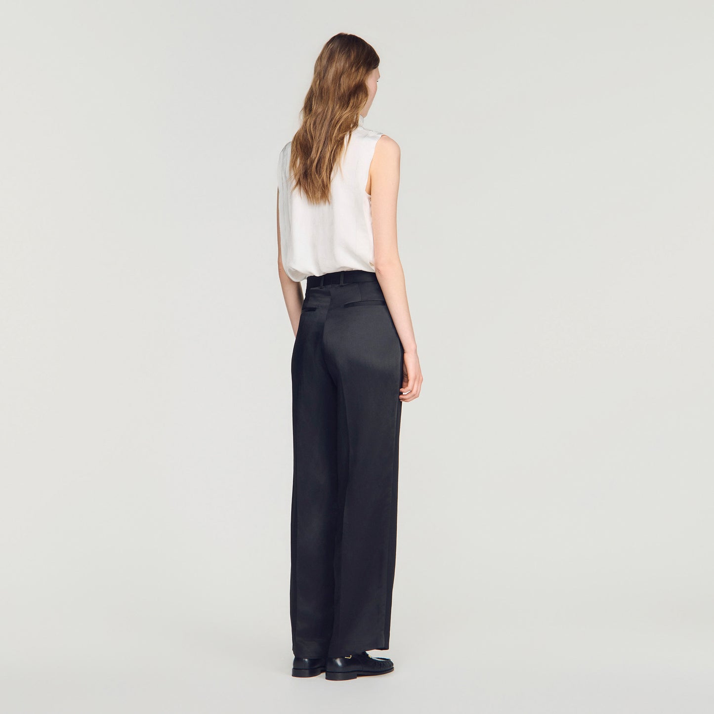 Azafrona Straight Leg Jeans Black