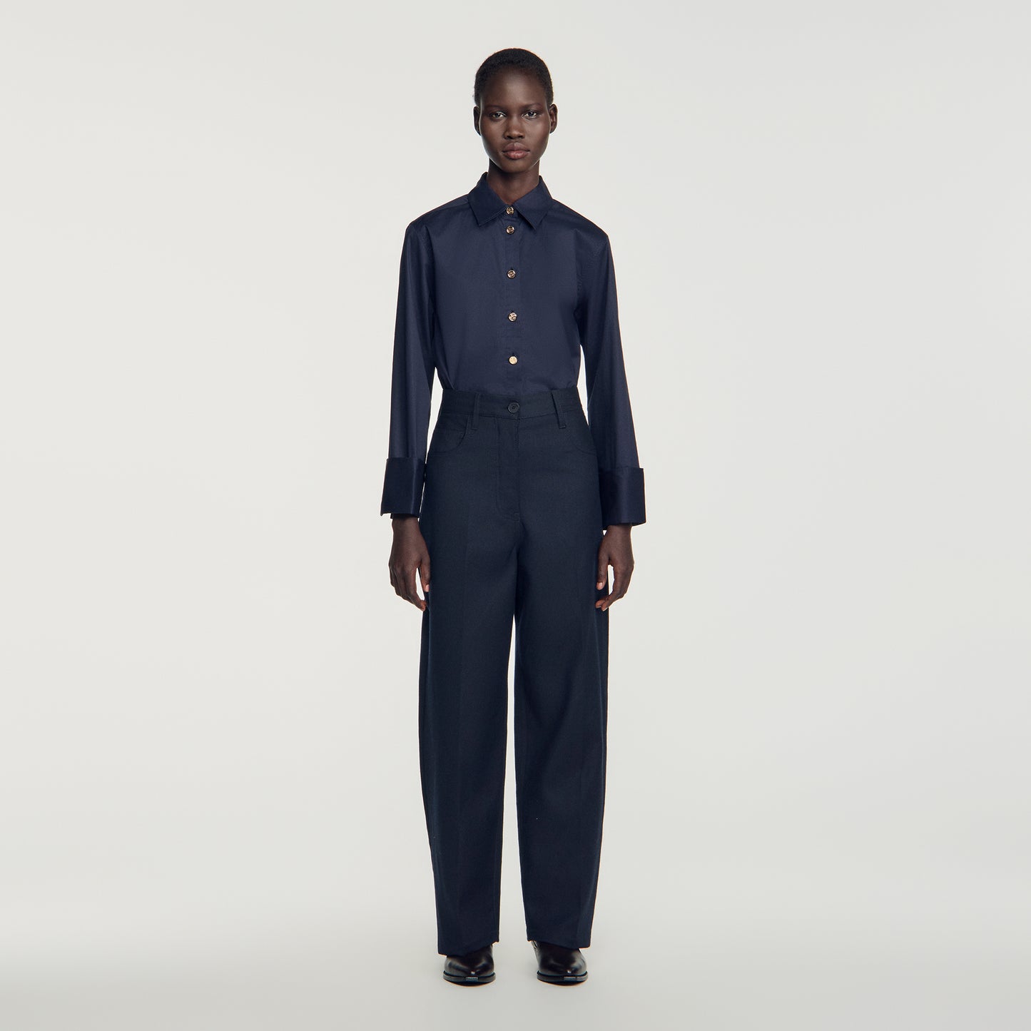 Spirit Wool suit trousers Navy Blue