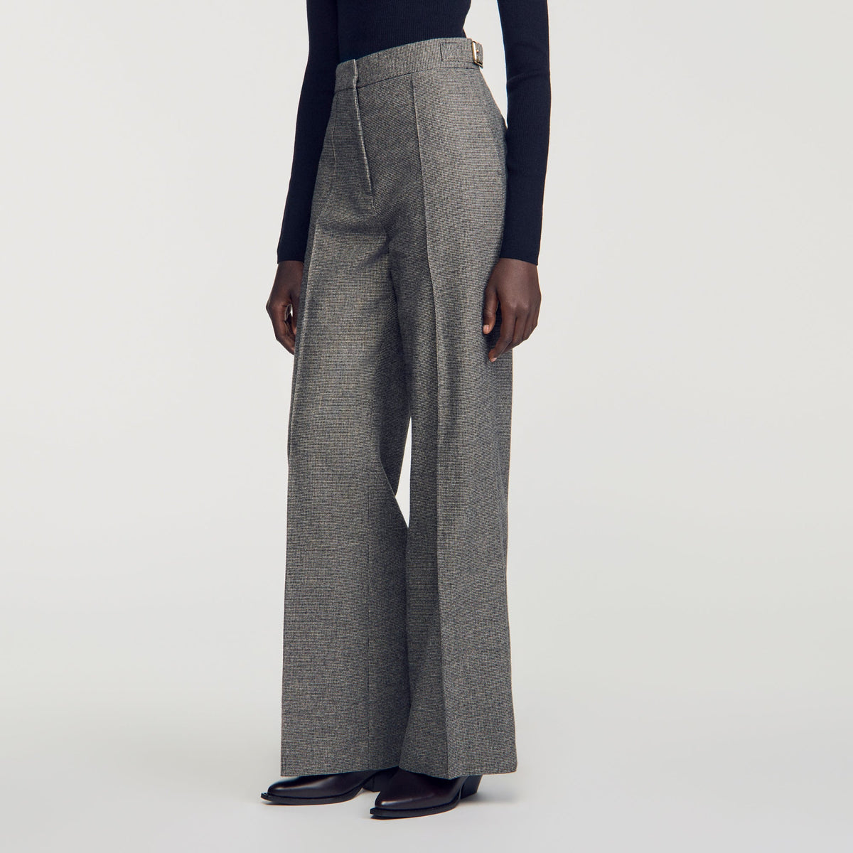 Alden Wool Suit Trousers Grey