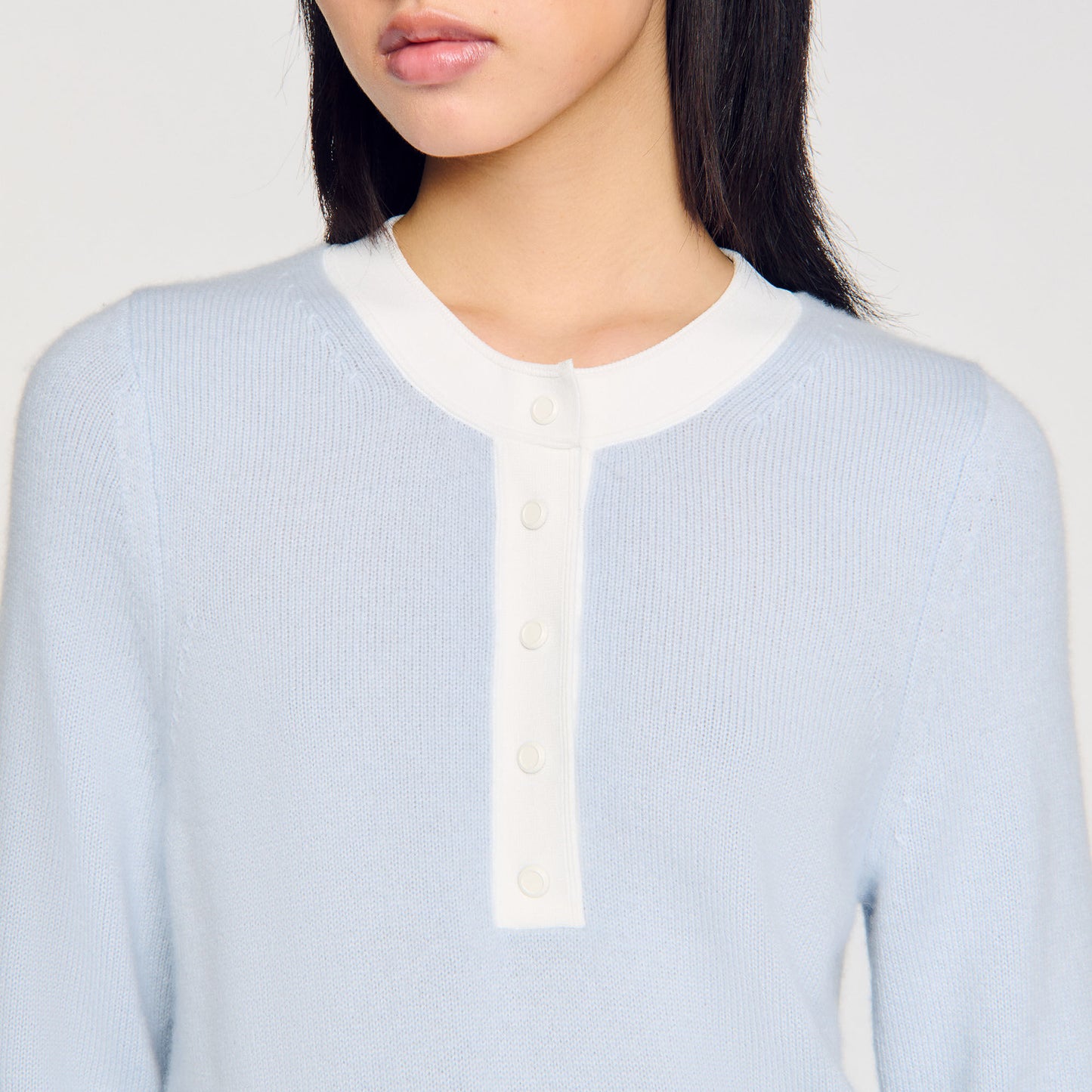 Wool And Cashmere Jumper Sky Blue