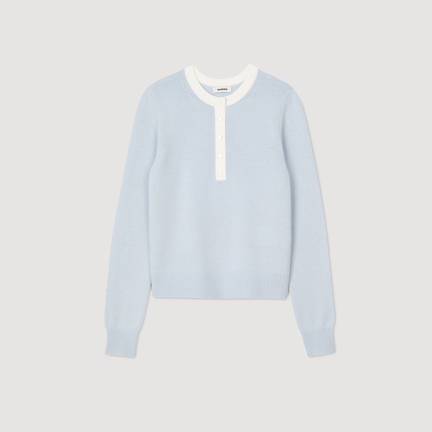 Wool And Cashmere Jumper Sky Blue