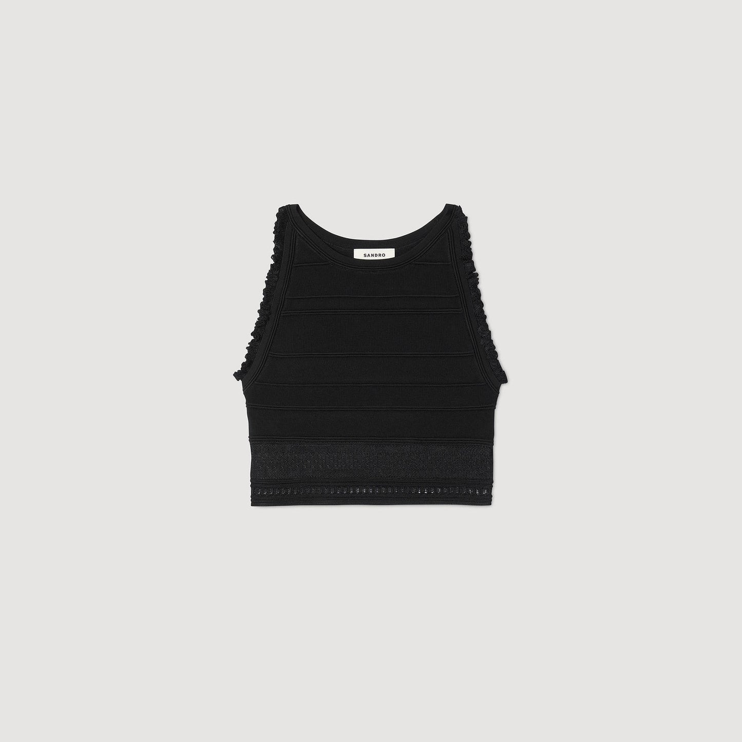 Madrid Sleeveless Jumper Black