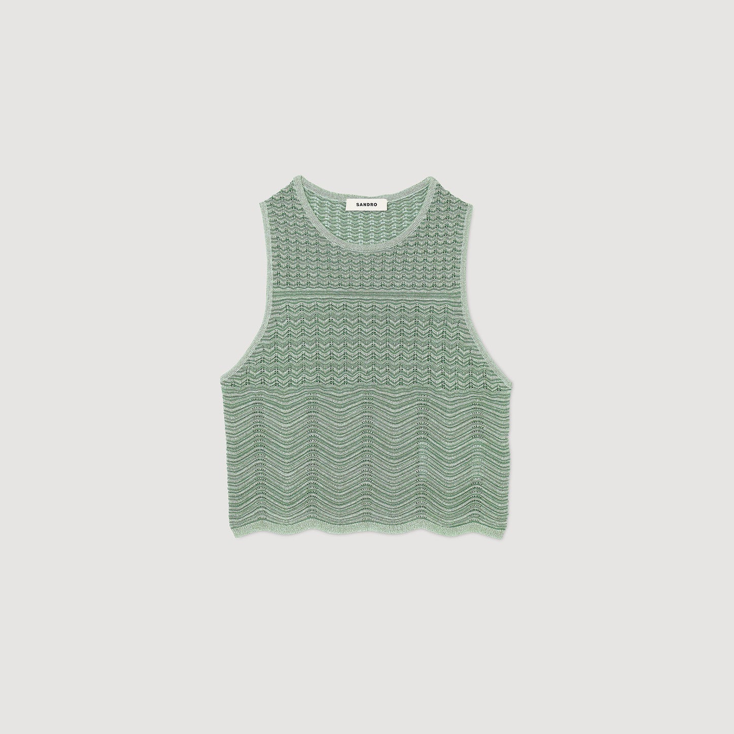 Decorative Knit Jumper Mint