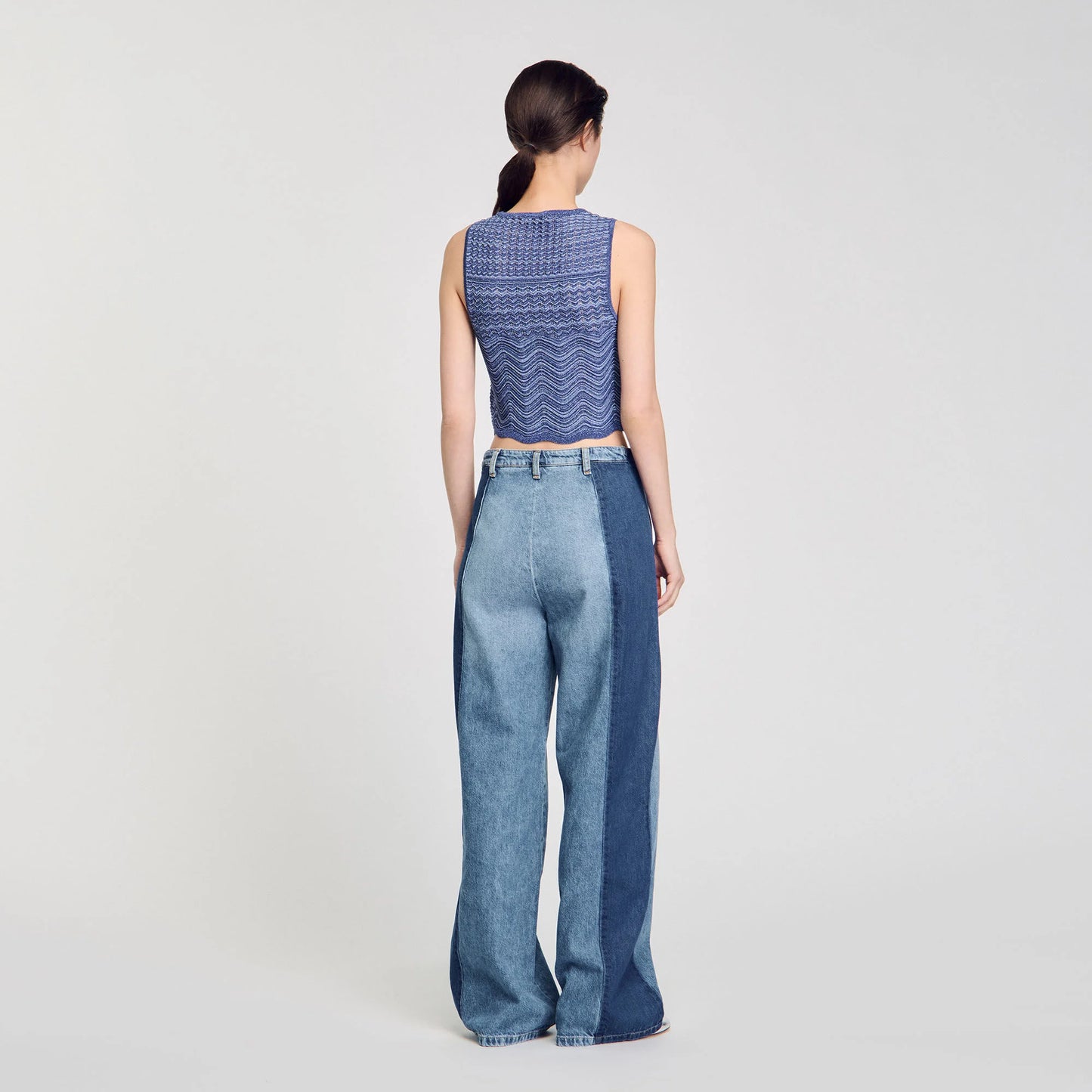 Lulu Glitter Knit Jumper Royal Blue