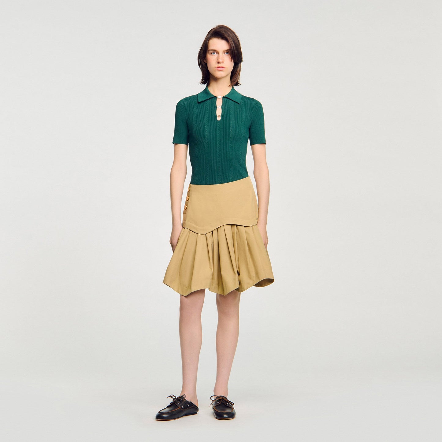 Mahee Polo Jumper Dark Green