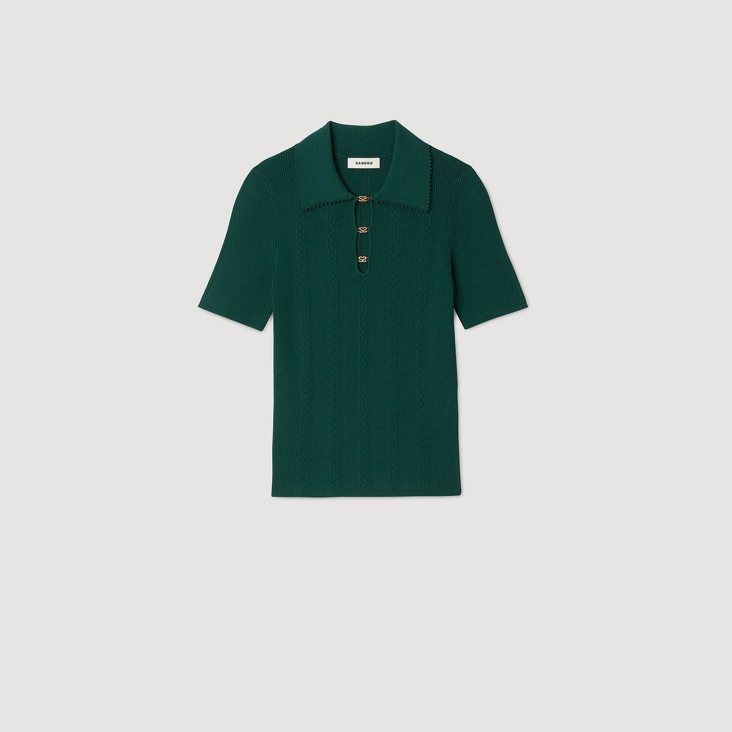 Mahee Polo Jumper Dark Green