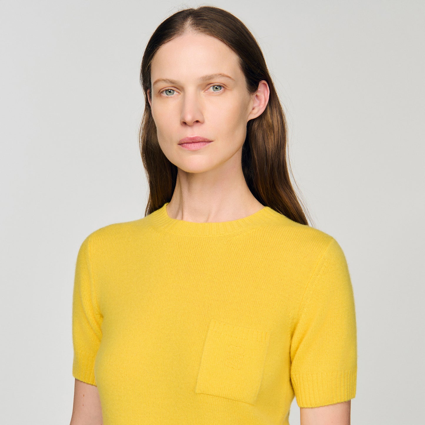 Myrelle Short-Sleeve Jumper Gold Yellow