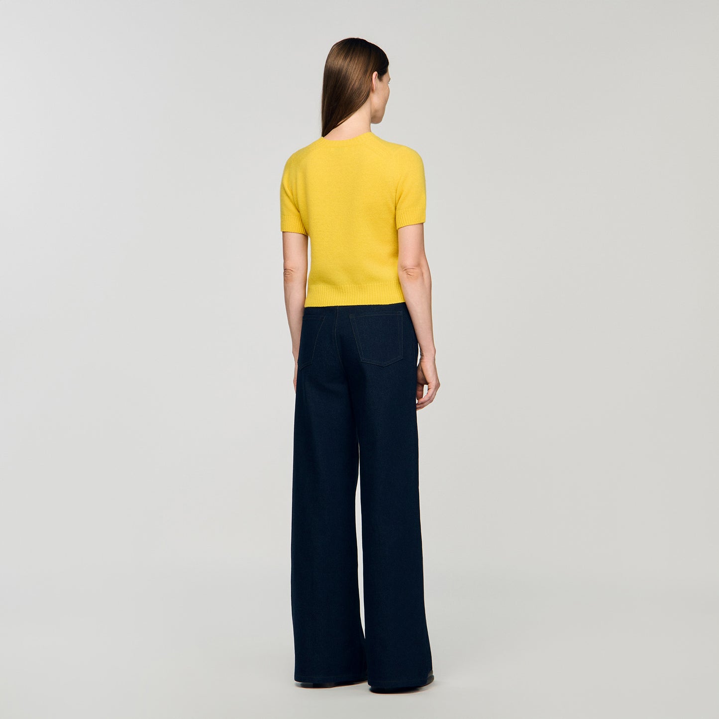 Myrelle Short-Sleeve Jumper Gold Yellow