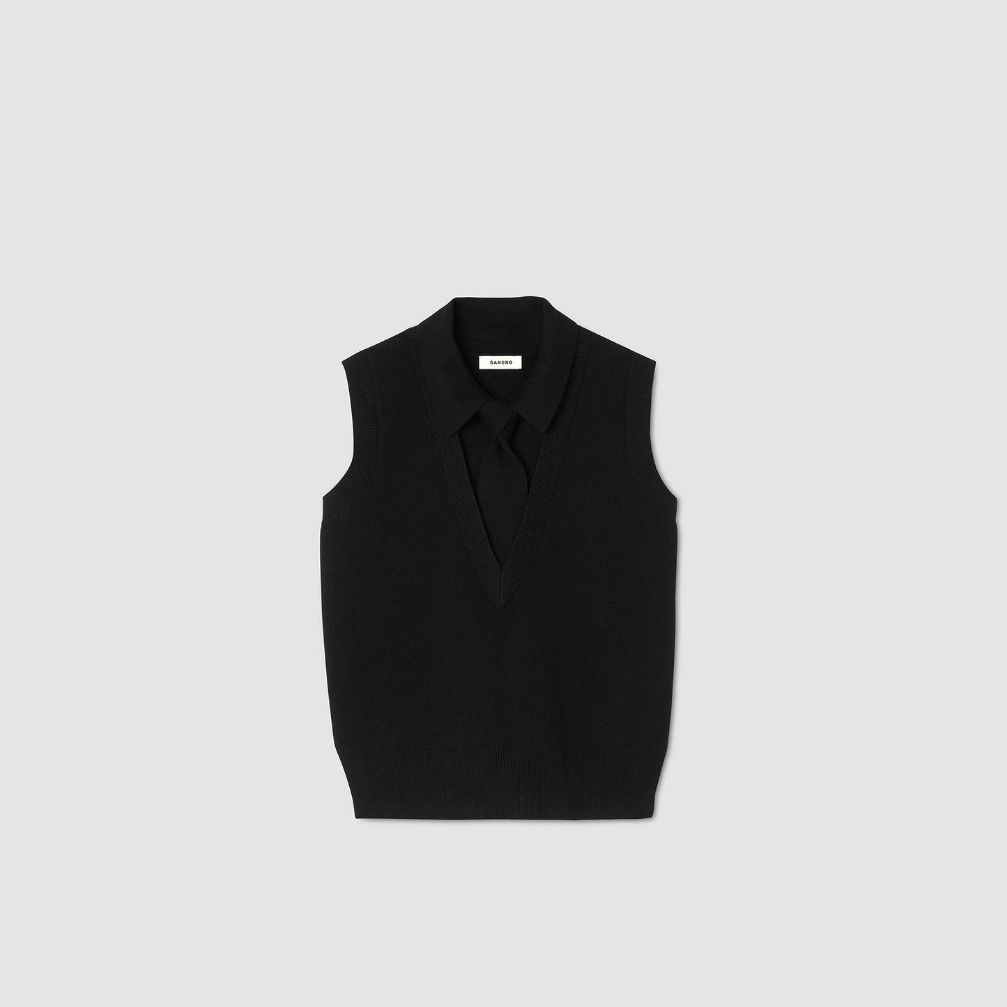 Sohan Tie-Neck Jumper Black