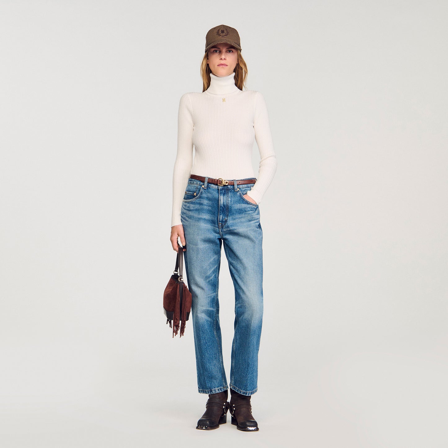 Eline Turtleneck Jumper Snow