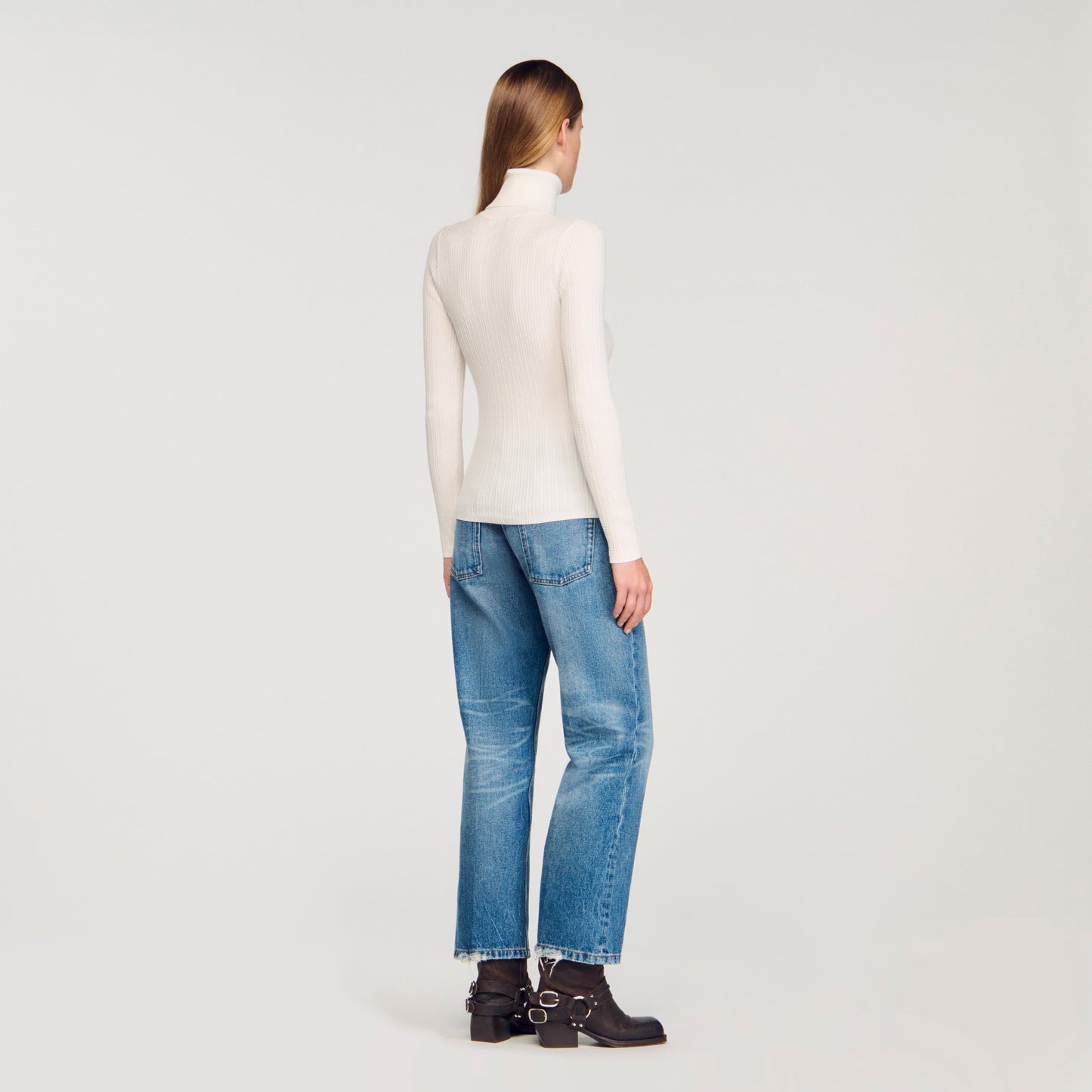 Eline Turtleneck Jumper Snow