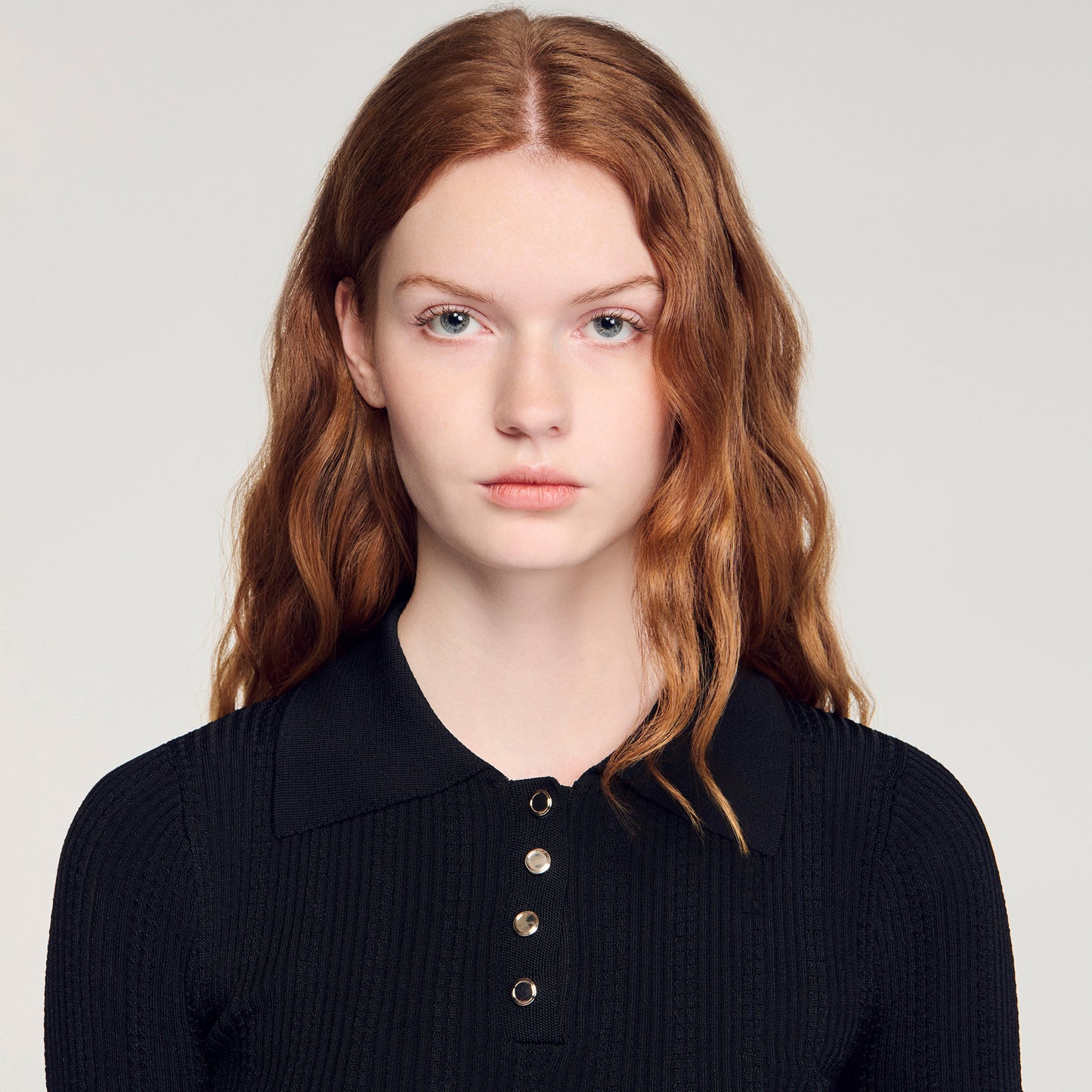 Filipe Knit Polo Shirt Black