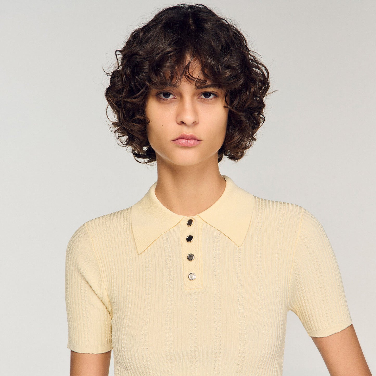 Filipe Knit Polo Shirt Vanilla