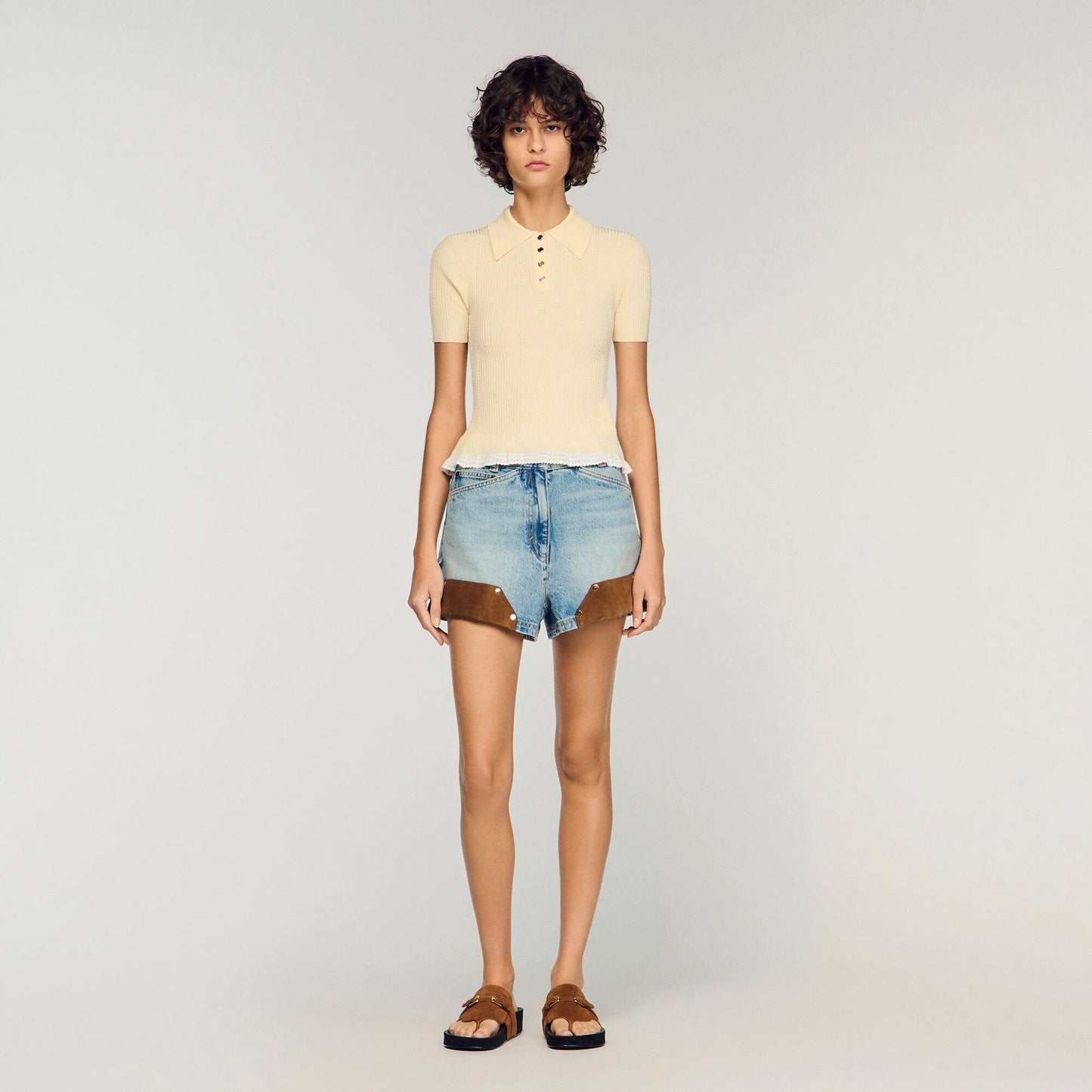 Filipe Knit Polo Shirt Vanilla