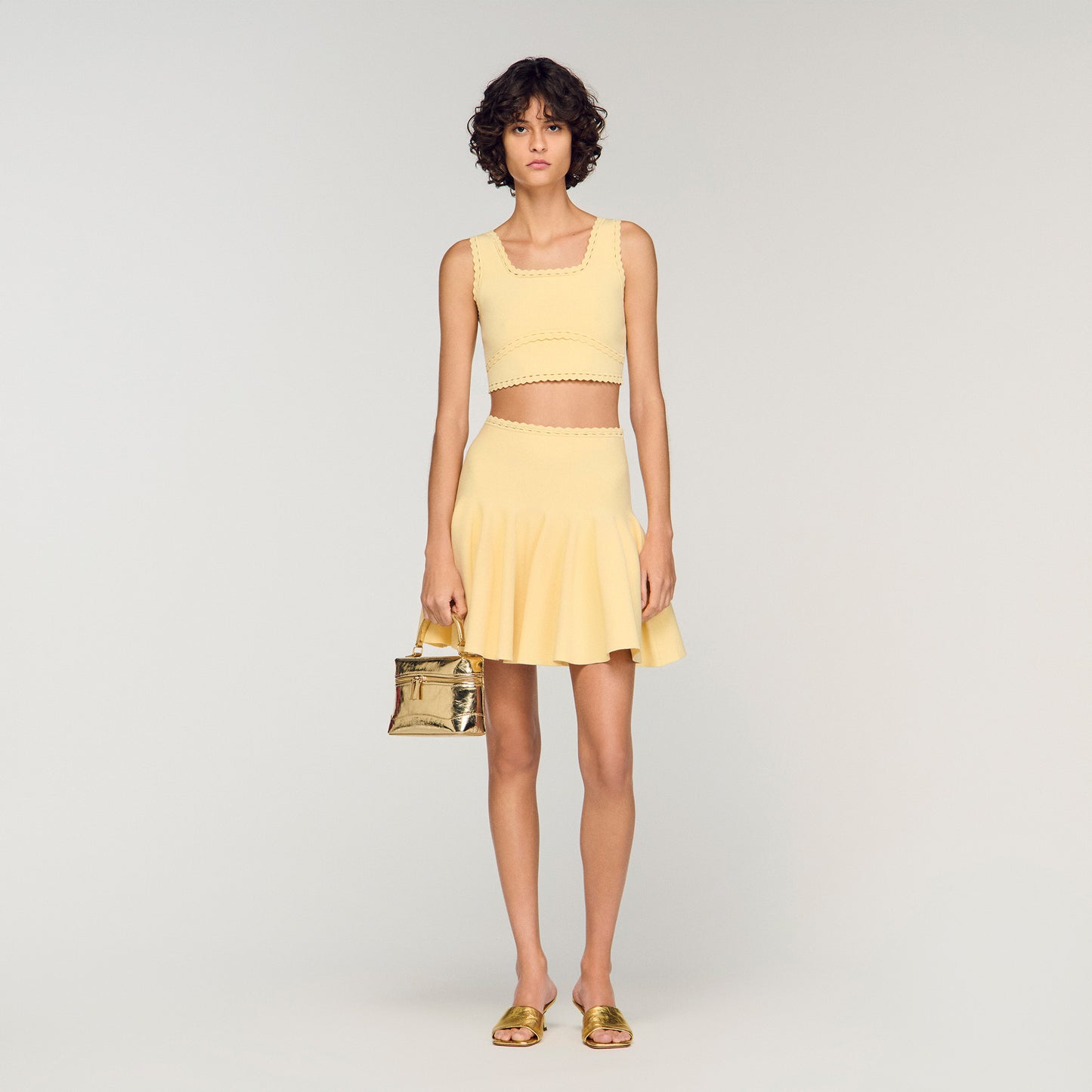 Knit Crop Top Butter