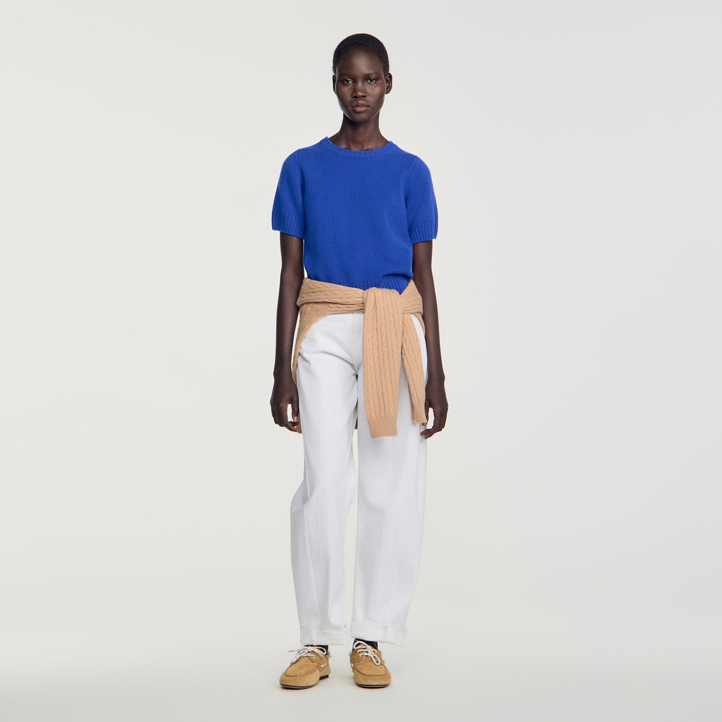 Emily Wool jumper with logo Blue