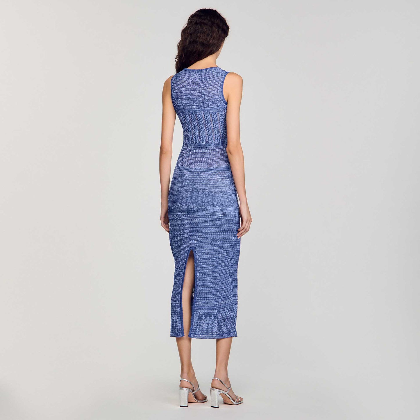 Ludivine Knit Midi Dress Royal Blue