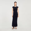 Habibi Draped Maxi Dress Black