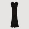 Habibi Draped Maxi Dress Black