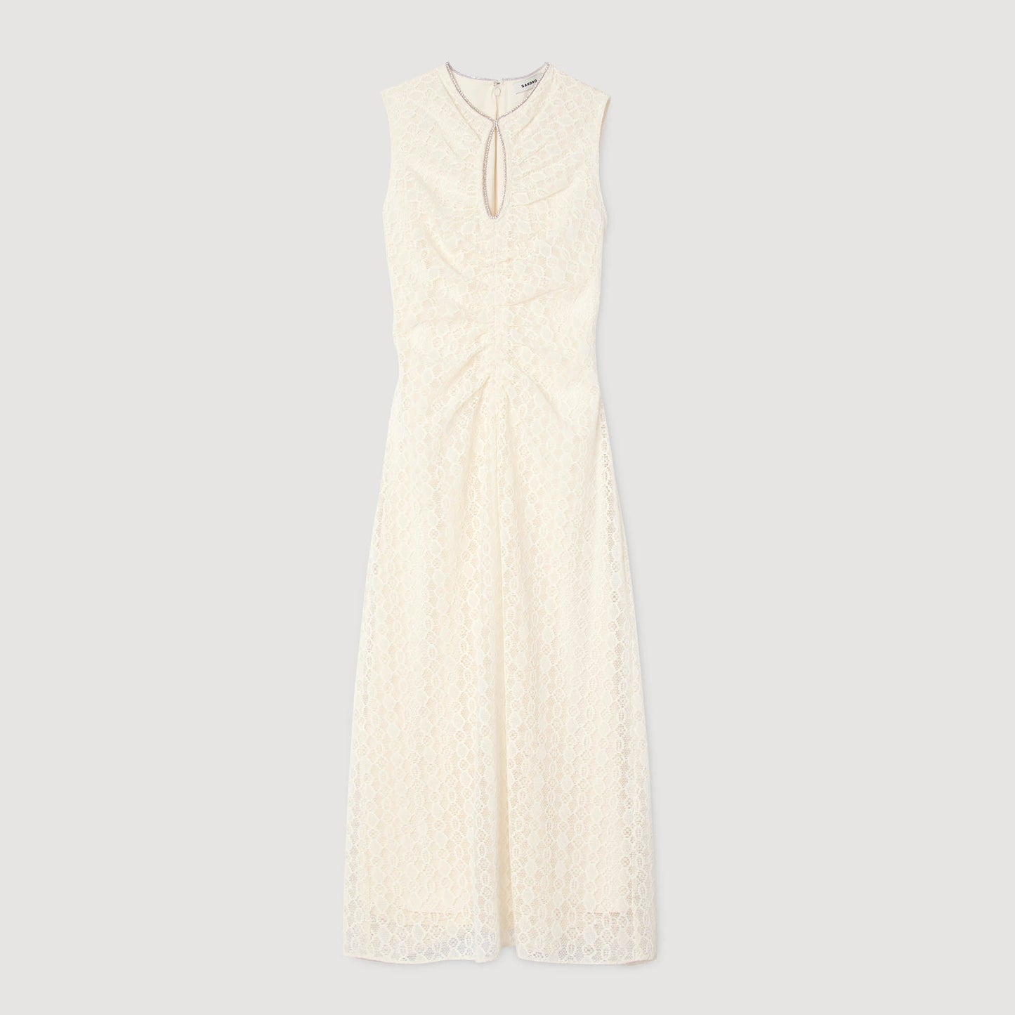 Diana Lace Maxi Dress Ecru