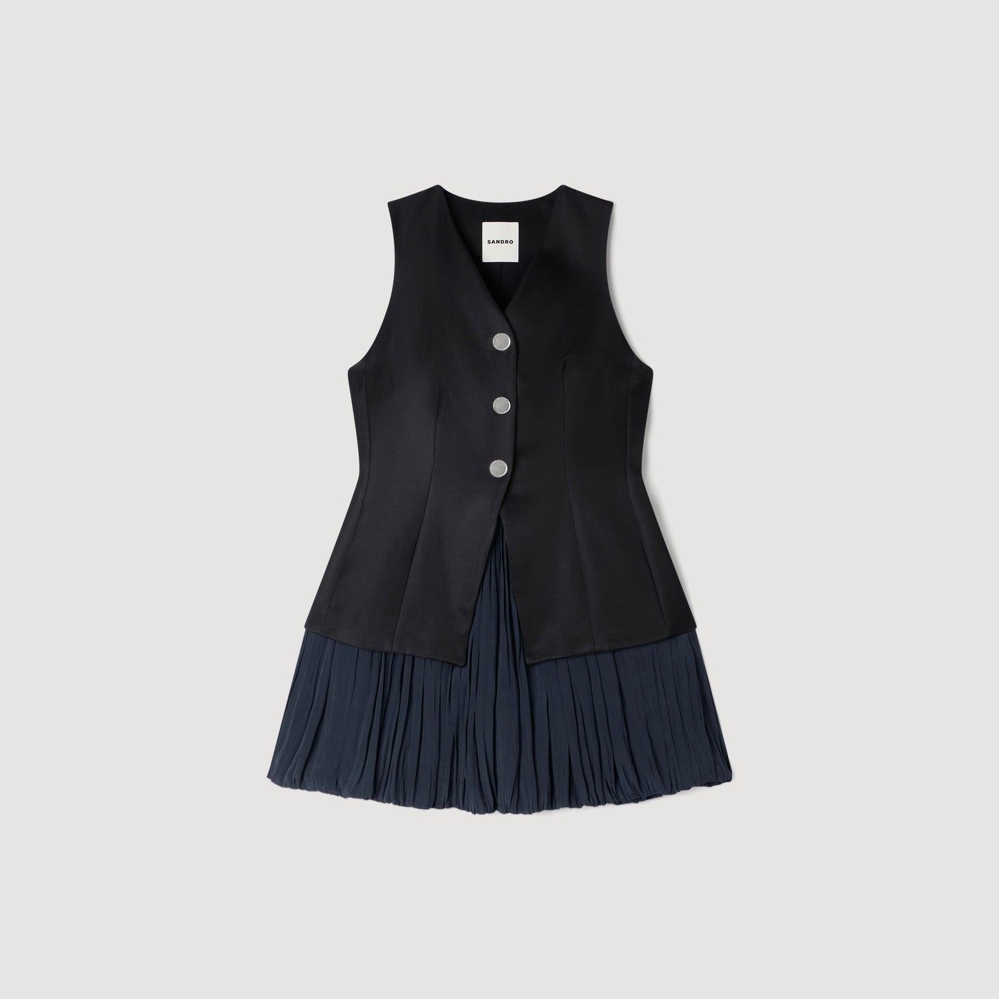 Nilda Short Bubble Dress Black