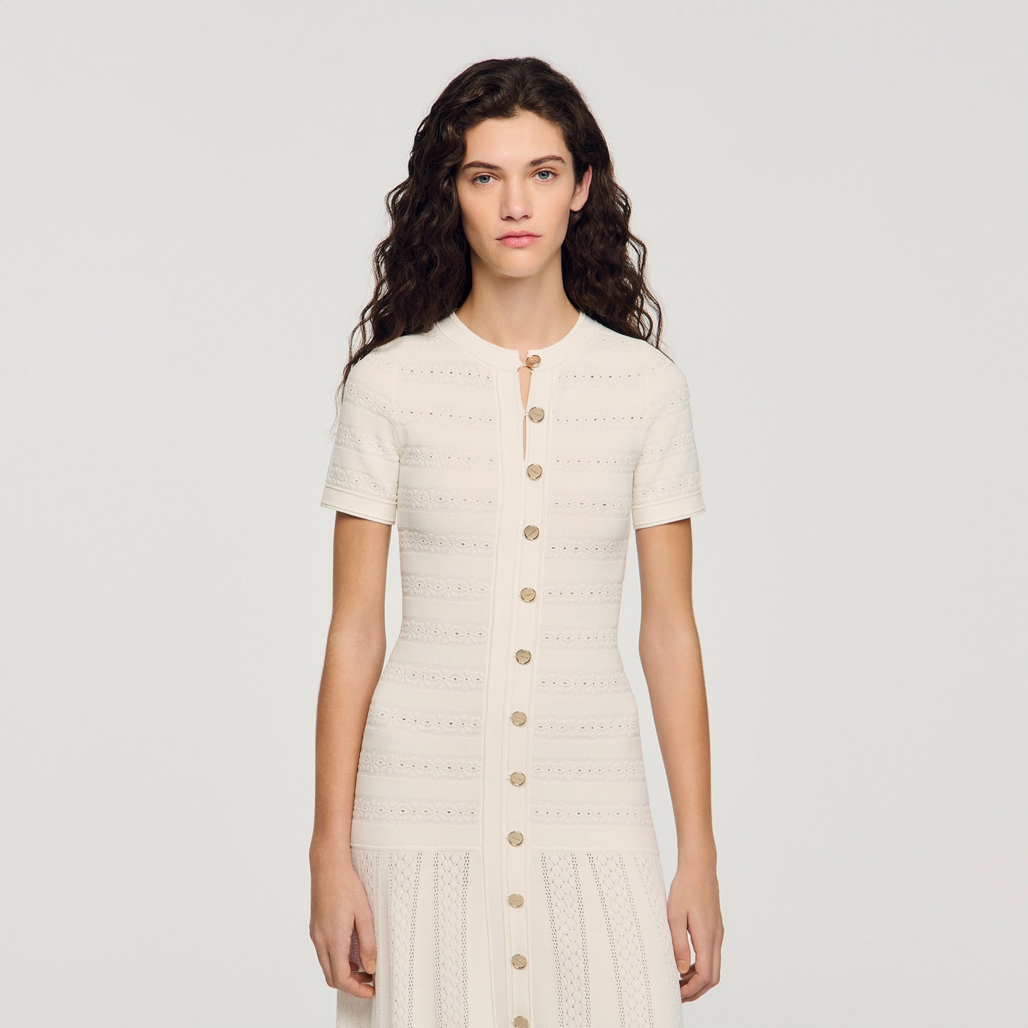 Milona Knit Maxi Dress ECRU