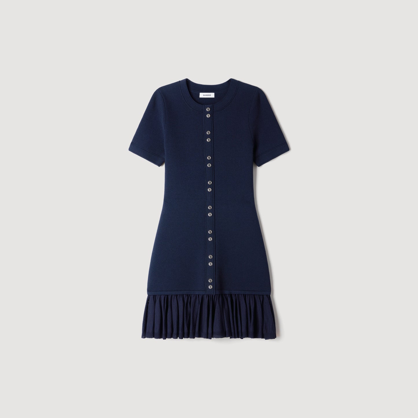 Keira Structured Dress Midnight Blue