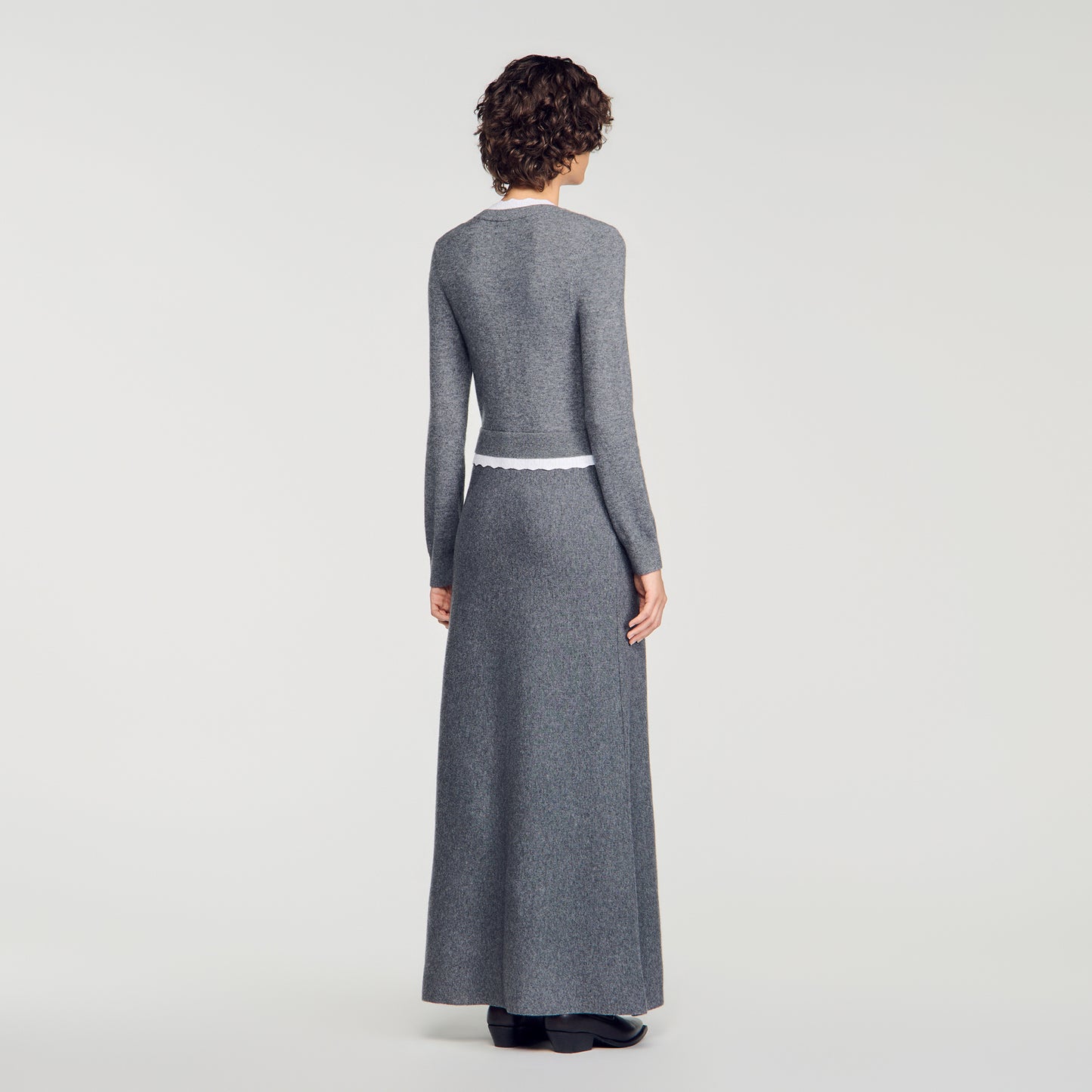 Henrietta 2-in-1 maxi dress Grey