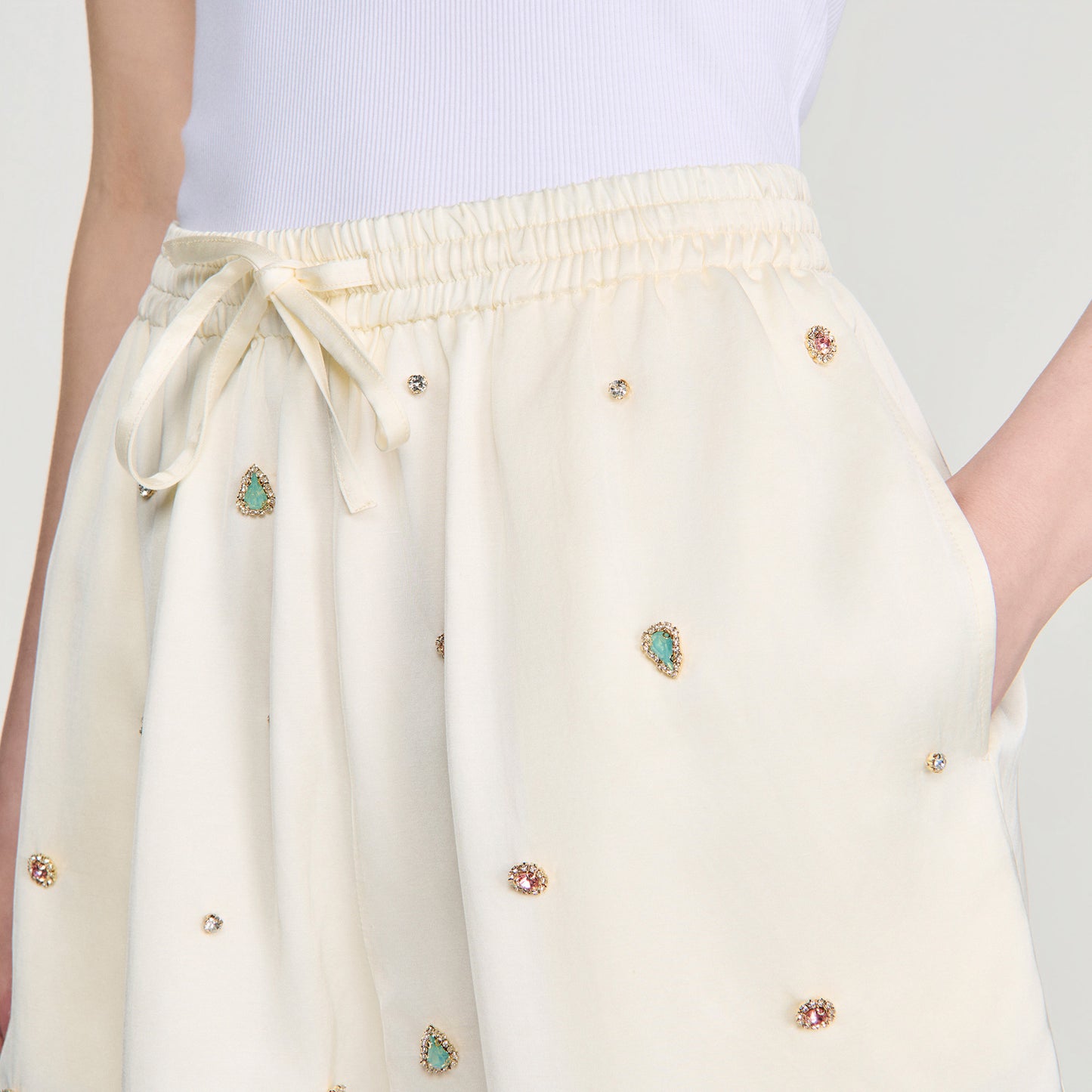 Halvor Shorts Ecru