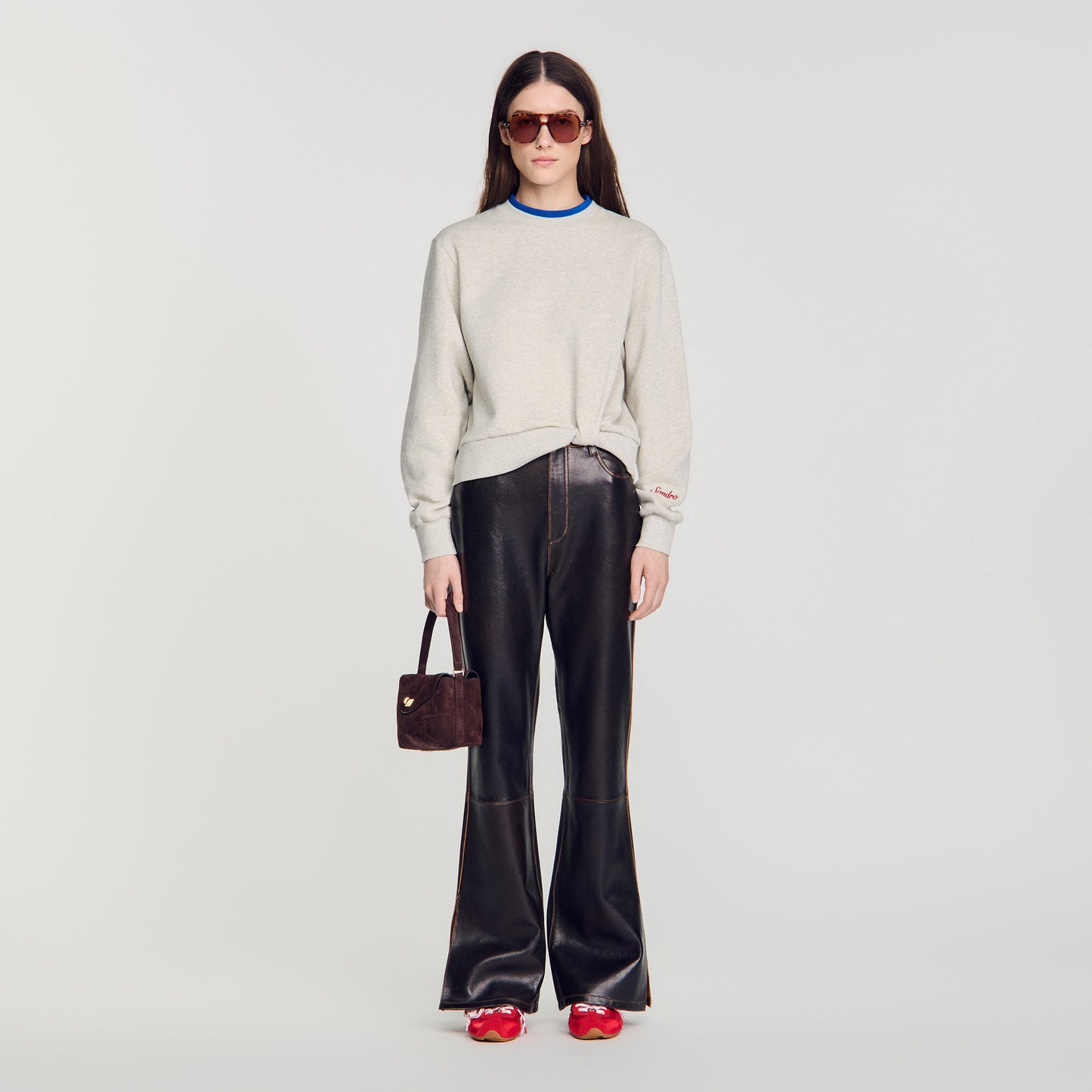 Mina 2-in-1 sweatshirt Light Grey