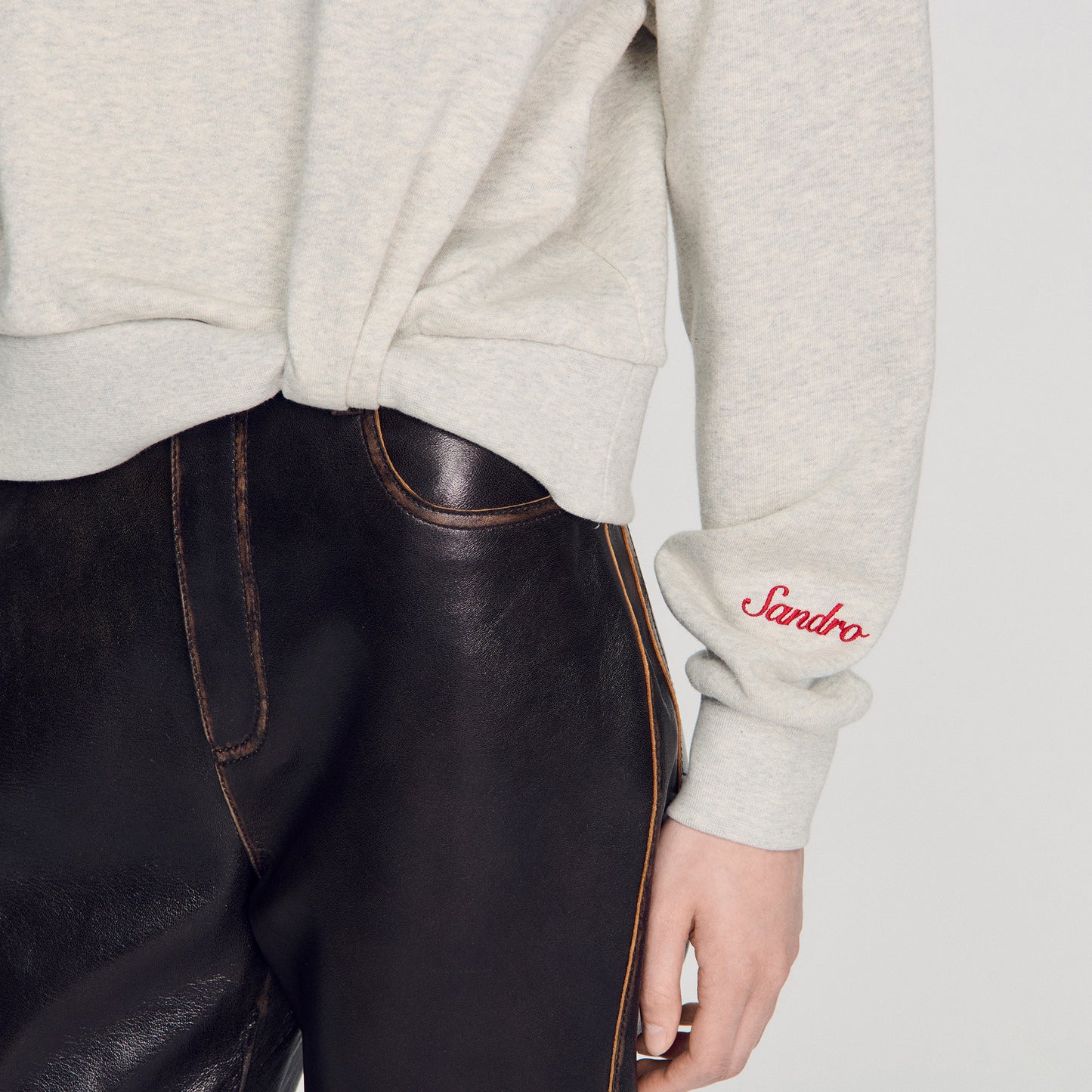 Mina 2-in-1 sweatshirt Light Grey