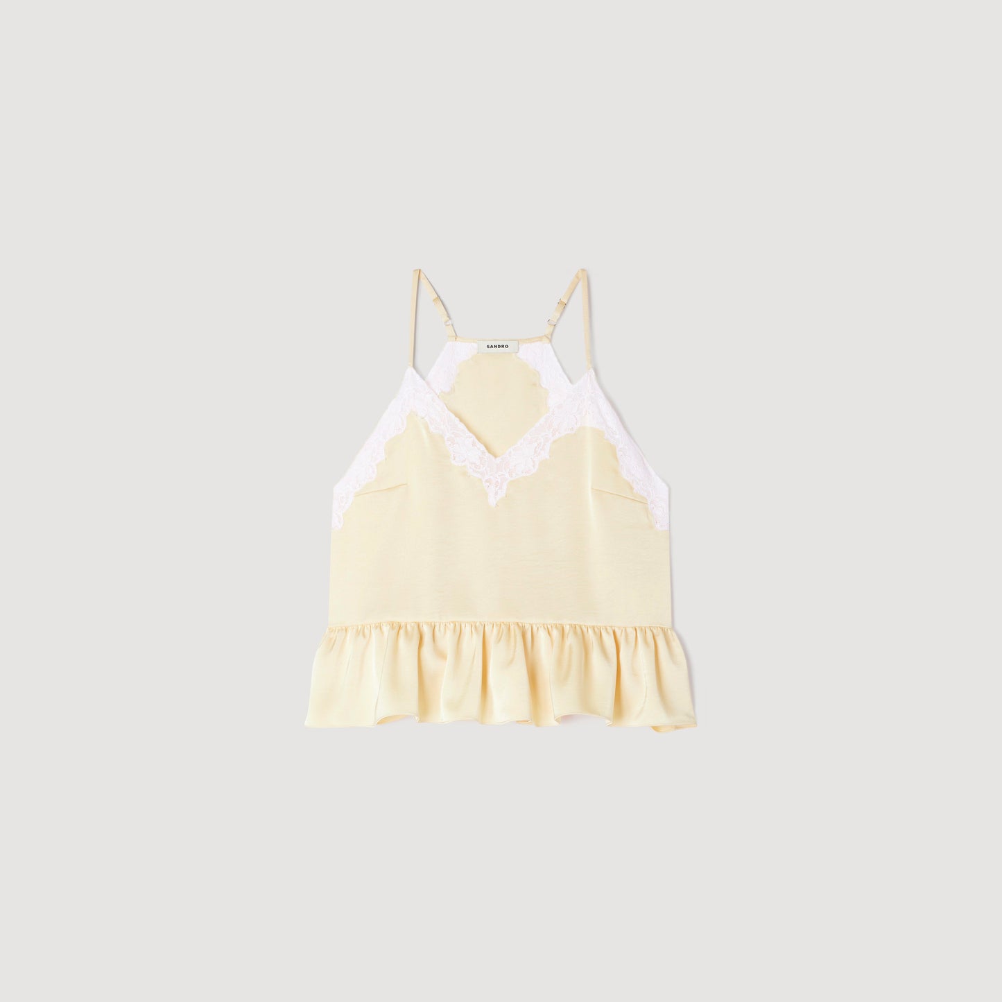 Jonquille Ruffled Top LIGHT YELLOW