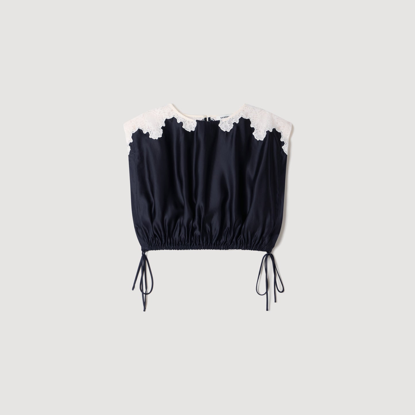 Poesie Top Black / Ecru