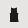 Embroidered Vest Top Black