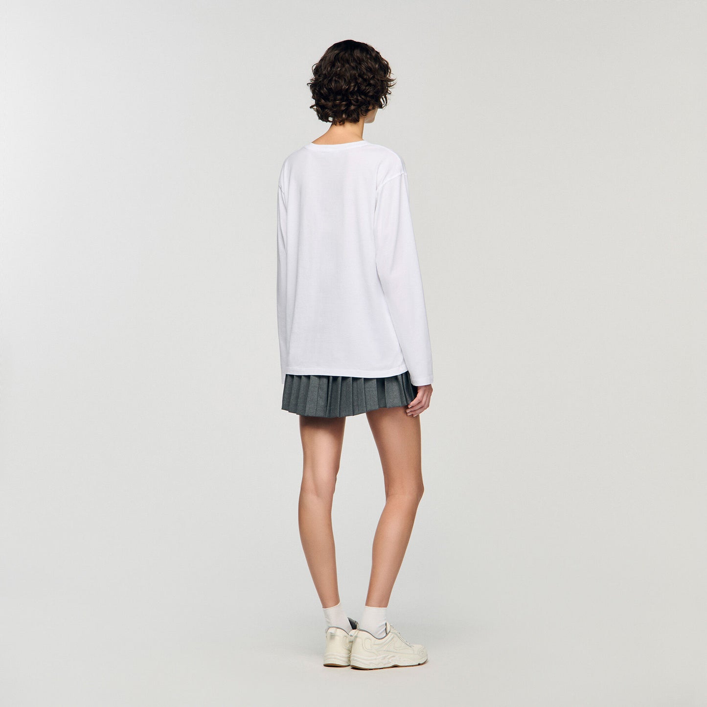 Ezrane T-Shirt With Embroidery White