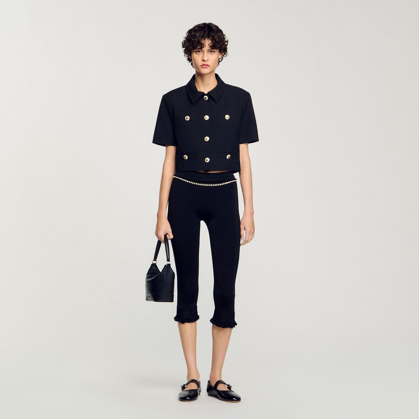 Short-Sleeved Jacket Black