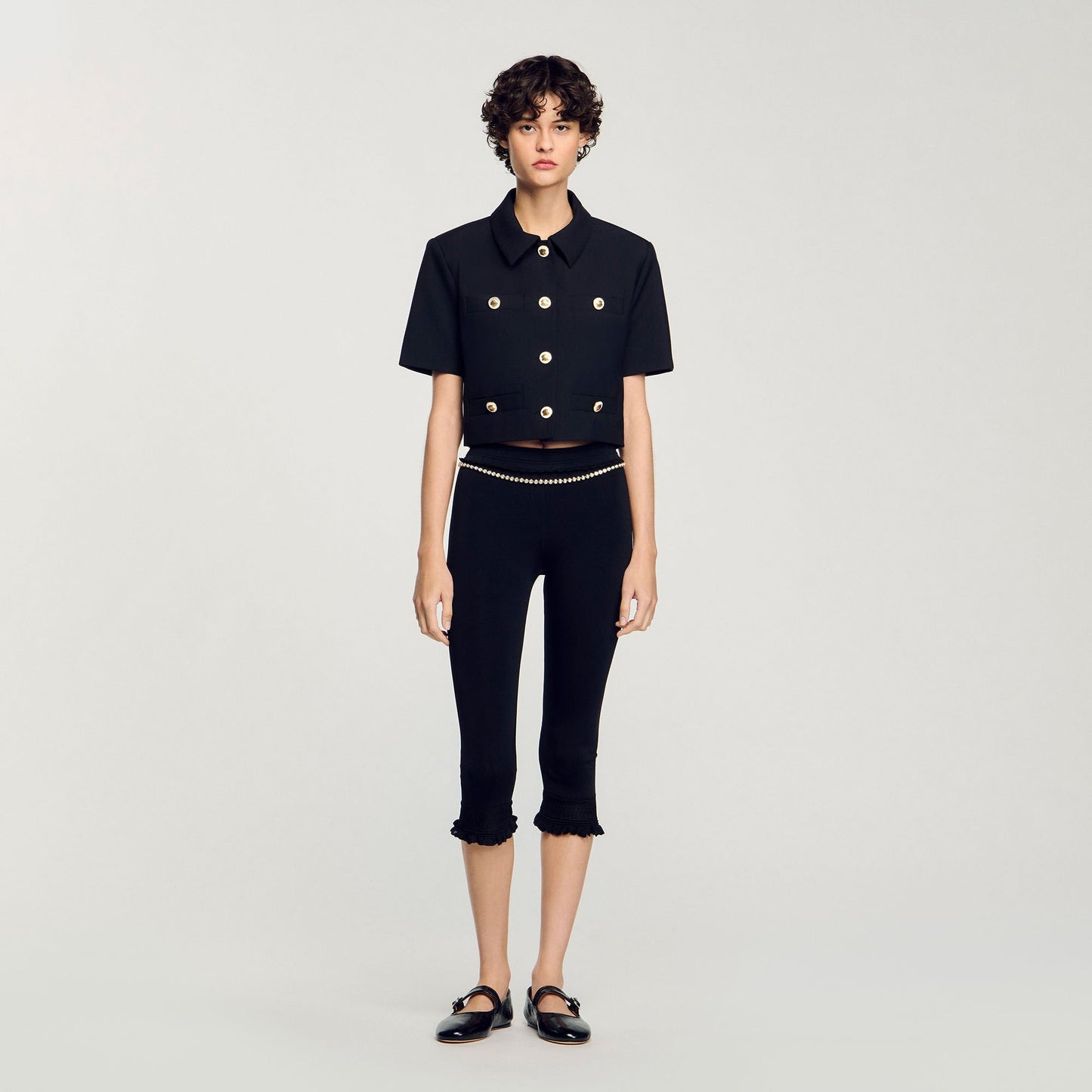 Short-Sleeved Jacket Black