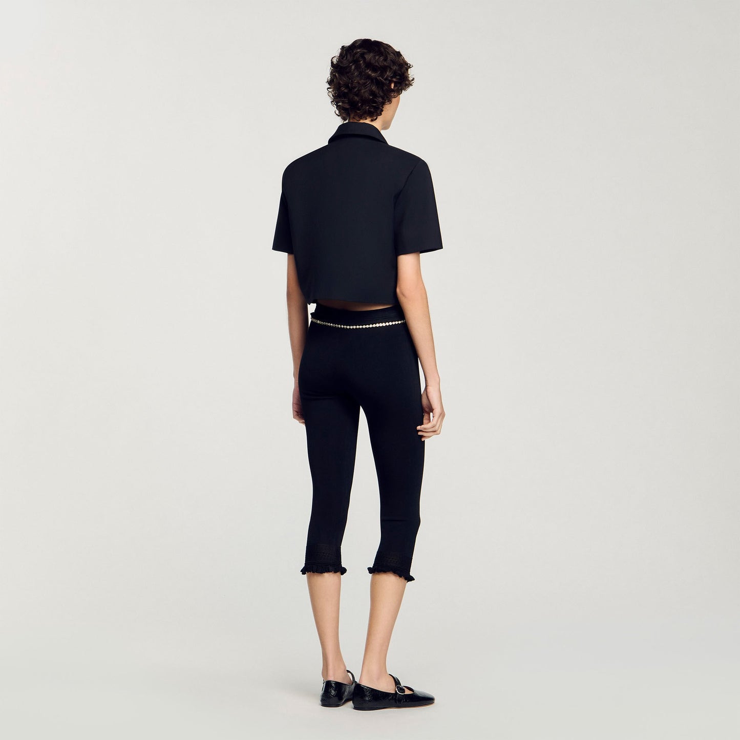 Short-Sleeved Jacket Black