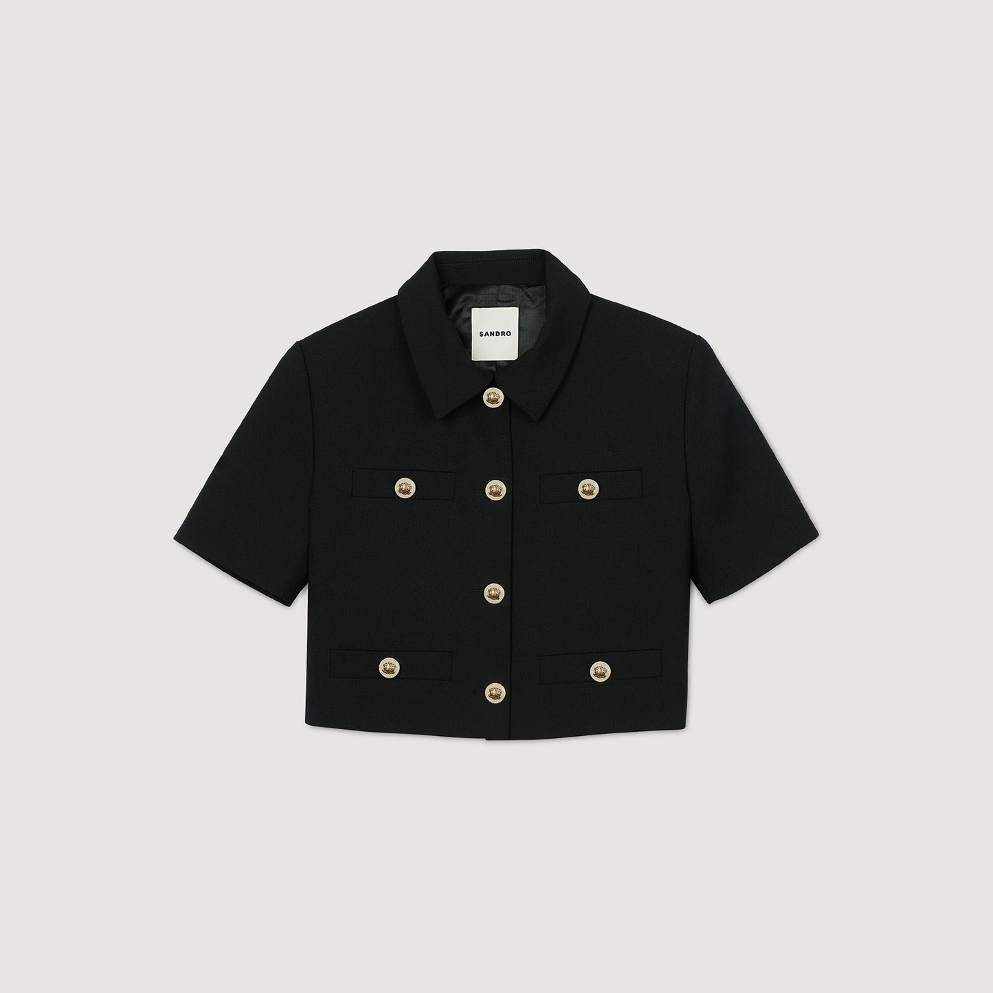 Short-Sleeved Jacket Black