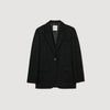 Sequinned Suit Jacket Black
