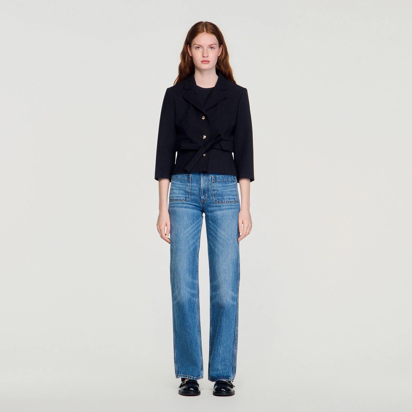 Amor Short Tailored Jacket Black