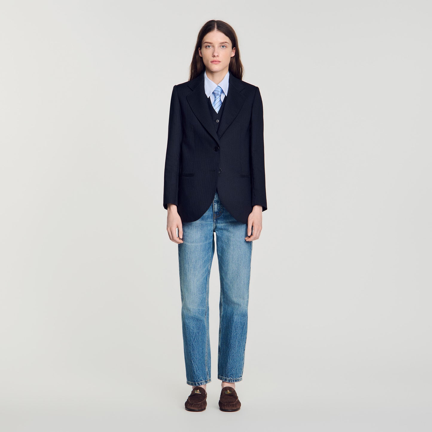 Arancella Suit Jacket Navy Blue