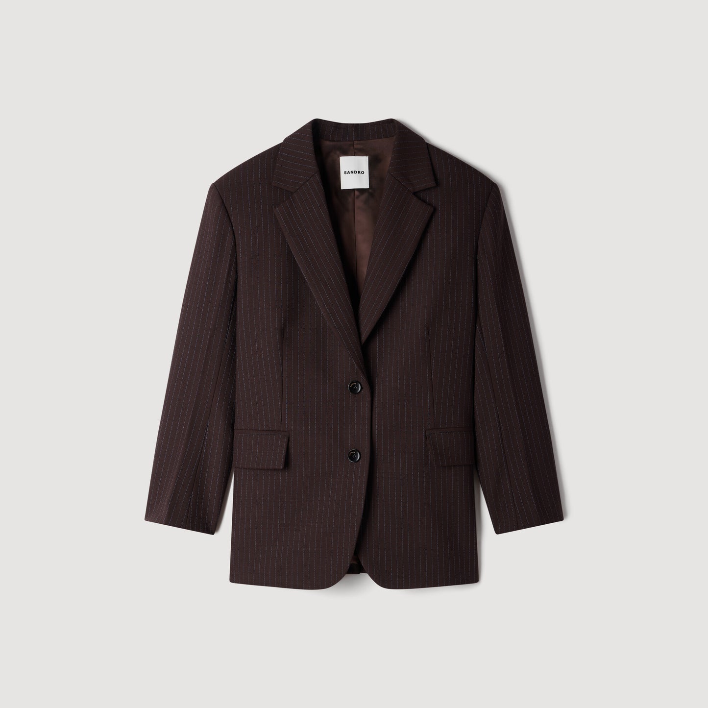 Amanda Striped suit jacket Marron / Bleu