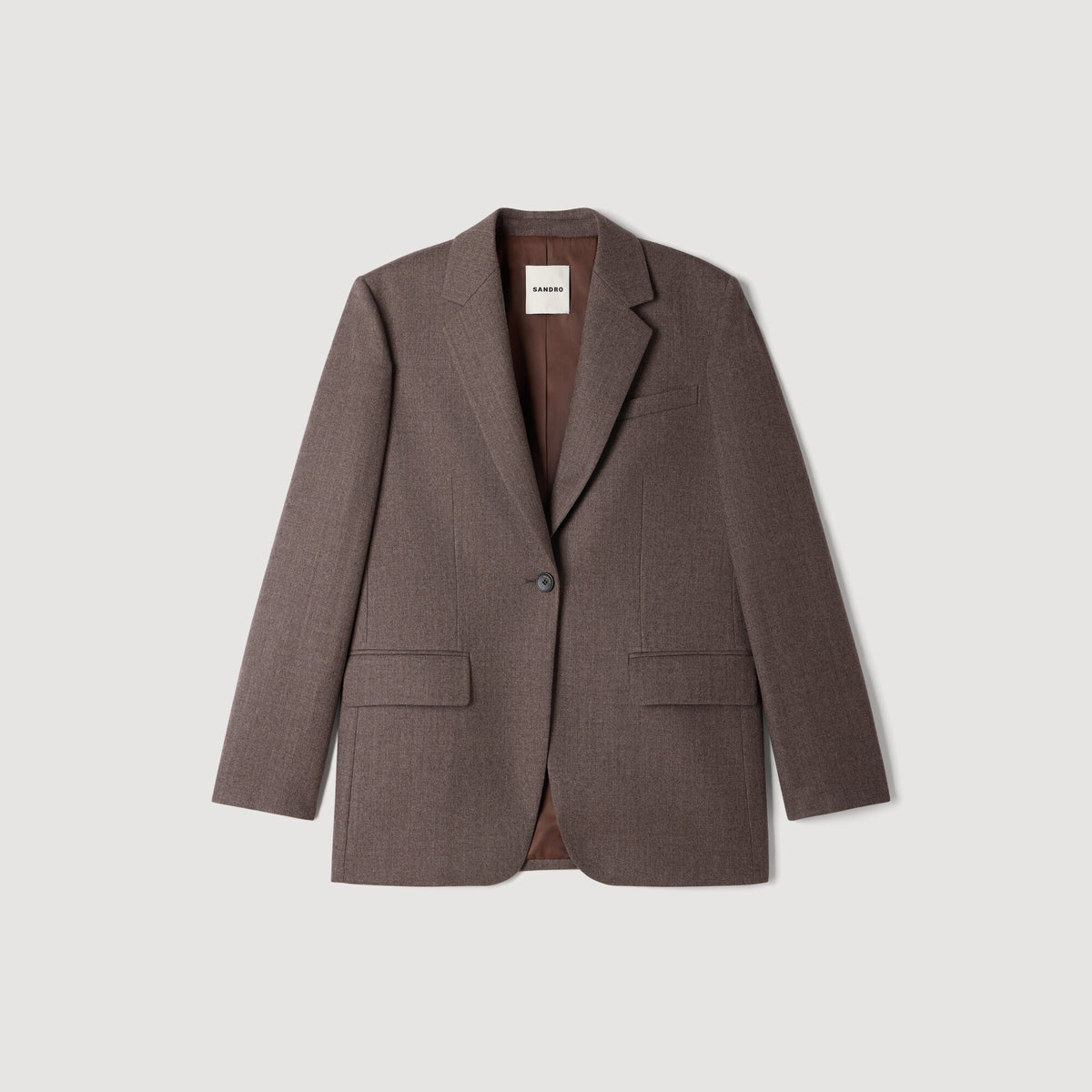 Alix Wool suit jacket Greige
