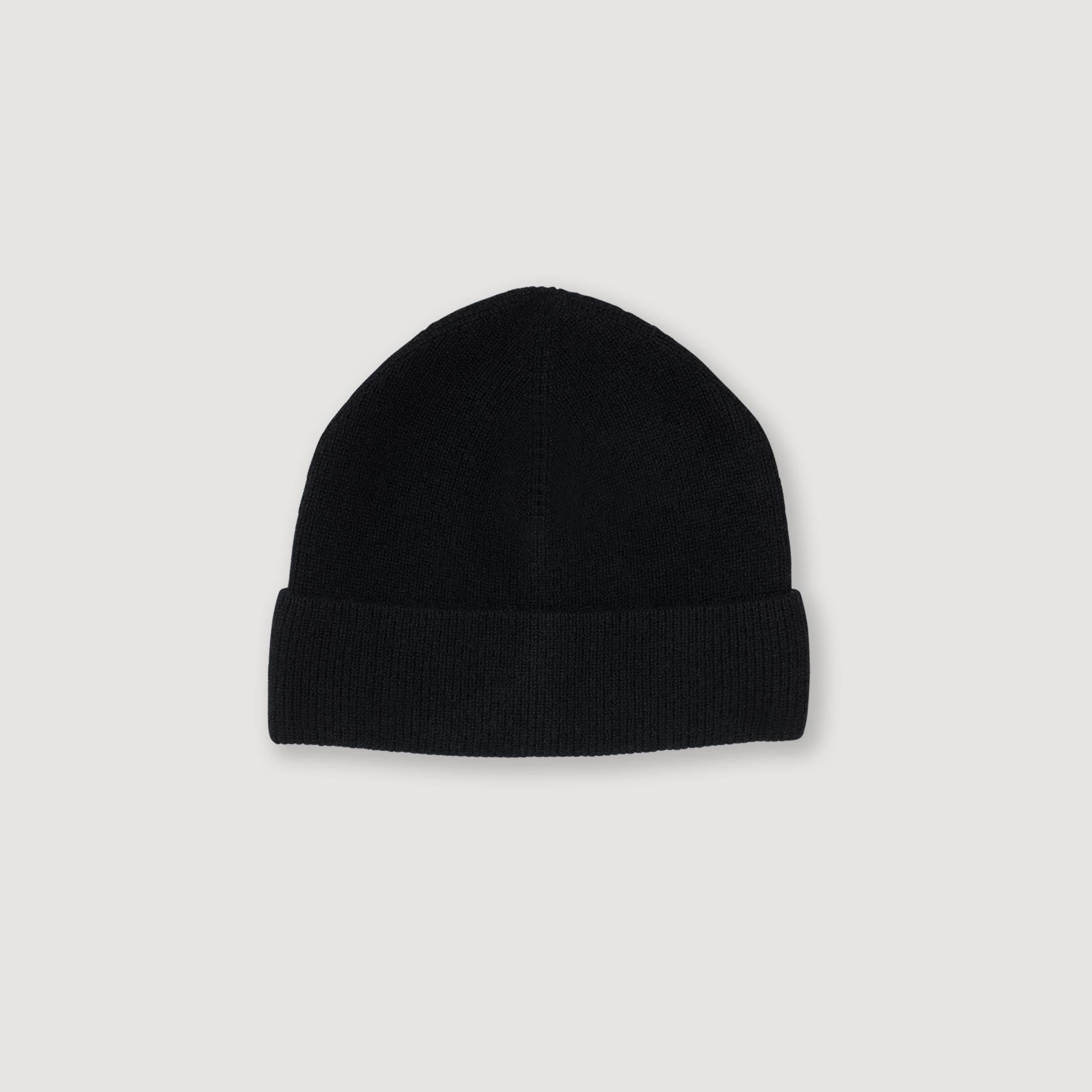 Beanie Cashmere Cashmere Hat Dark Black